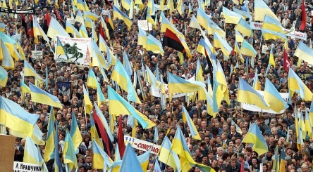 митинги за независимость в Киеве 1990 год