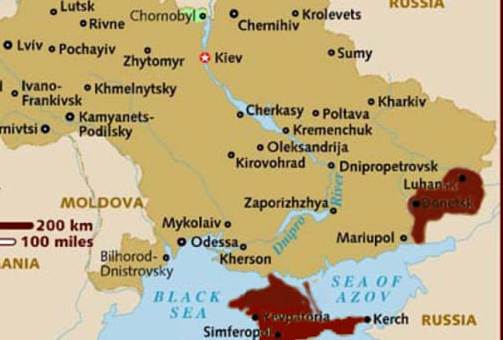 Оккупированные территории Украины