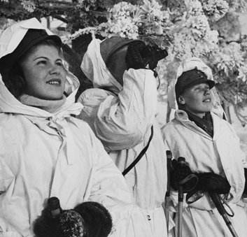 Финские лыжницы воюют против ссср в 1939 году